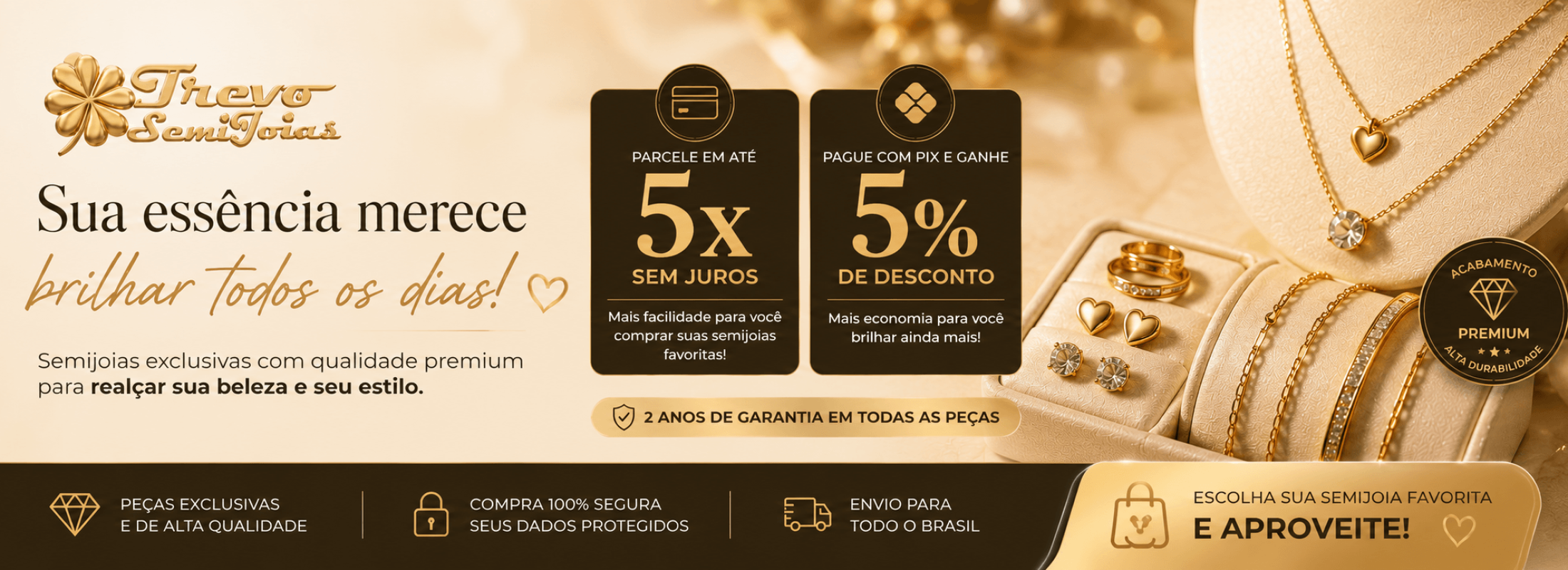 Desconto de 5% no Pagamento com PIX
